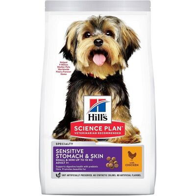 Hill's Science Plan Adult 1+ Magsmärta och Hud Små & Mini Hundmat 3kg Hill's Science Plan Adult 1+ Magsmärta och Hud Små & Mini Hundmat 3kg