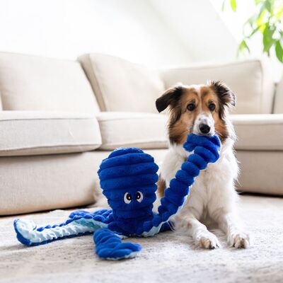 Quapas! Mjukisdjur Till Hund Bläckfisk 66 Cm Blå Quapas! Mjukisdjur Till Hund Bläckfisk 66 Cm Blå