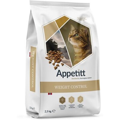Appetitt Cat Weight Control 2,5 Kg Appetitt Cat Weight Control 2,5 Kg