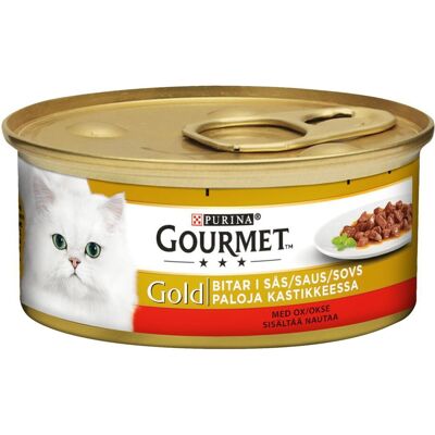 Gourmet Gold Bitar I Sås Oxkött 12x85 G Gourmet Gold Bitar I Sås Oxkött 12x85 G