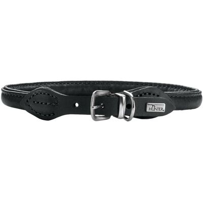 Hunter Läderhalsband för Hund - Justerbar, Mjuk & Miljövänlig - Tysk Tillverkning Hunter Läderhalsband för Hund - Justerbar, Mjuk & Miljövänlig - Tysk Tillverkning