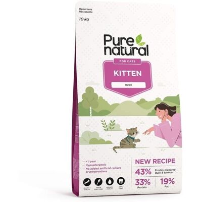 Purenatural Cat Kitten Duck 10 kg Purenatural Cat Kitten Duck 10 kg