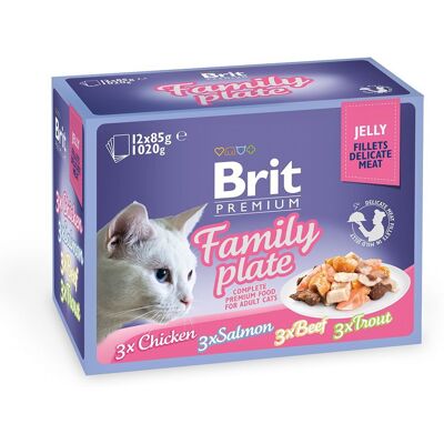 Brit Premium by Nature Kattens delikata geléfileter Familjepack Brit Premium by Nature Kattens delikata geléfileter Familjepack