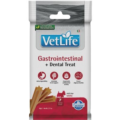 Farmina Vet Life Gastrointestinal Mini Hund Snack - Främjar matsmältningen Farmina Vet Life Gastrointestinal Mini Hund Snack - Främjar matsmältningen