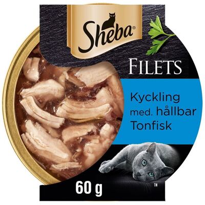 Sheba Kyckling Och Tonfisk I Sås 60 G Sheba Kyckling Och Tonfisk I Sås 60 G