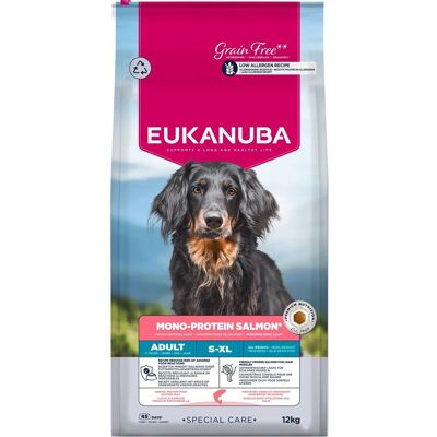 Eukanuba Dog Adult Special Care Mono-Protein Salmon Torrfoder Till Hund 12 kg Eukanuba Dog Adult Special Care Mono-Protein Salmon Torrfoder Till Hund 12 kg