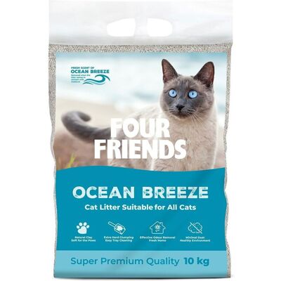 Fourfriends Cat Litter Ocean Breeze 10kg Fourfriends Cat Litter Ocean Breeze 10kg
