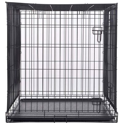 Savic Dog Cottage Hundbur Metall Svart 118 x 77 x 84 Savic Dog Cottage Hundbur Metall Svart 118 x 77 x 84