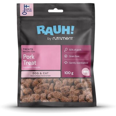 Rauh! Torkade Bitar Av Gris 100 G Rauh! Torkade Bitar Av Gris 100 G