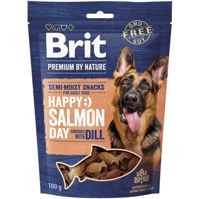 Brit Premium By Nature Hundgodis Lax & Dill 180 G Brit Premium By Nature Hundgodis Lax & Dill 180 G