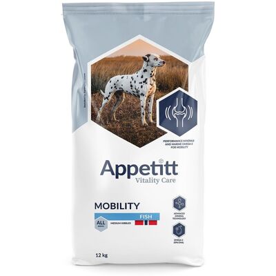 Appetitt Vitality Care Mobility Fish M/l Torrfoder Till Hund 12 Kg Appetitt Vitality Care Mobility Fish M/l Torrfoder Till Hund 12 Kg