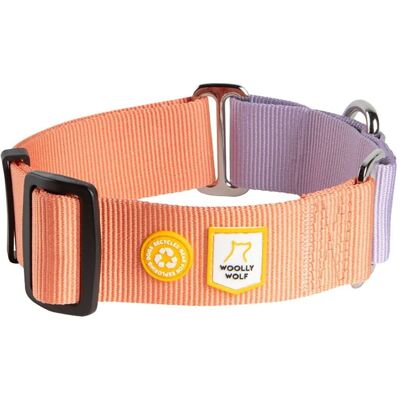 Woolly Wolf Color Block Hundhalsband Halvstryp Rosa M Woolly Wolf Color Block Hundhalsband Halvstryp Rosa M
