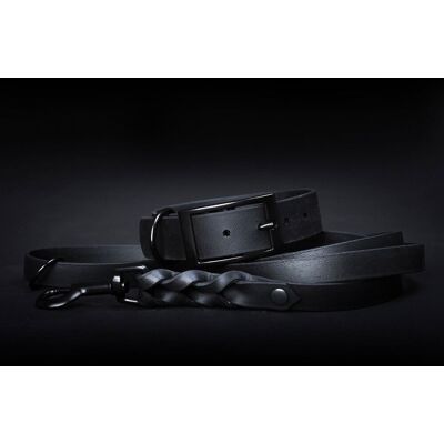 Tyylivoitto Classy Black On Black Hundhalsband Svart M Tyylivoitto Classy Black On Black Hundhalsband Svart M
