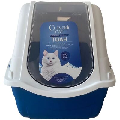 Clever Cat Toah Kattlåda Med Tak Clever Cat Toah Kattlåda Med Tak