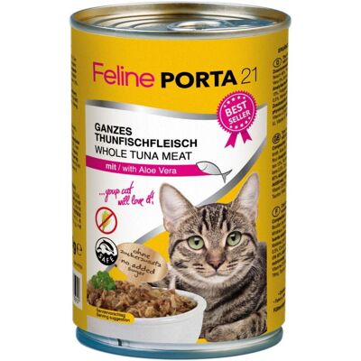 Feline Porta 21 Tonfisk Aloe Vera 400g - Våtfoder för katter Feline Porta 21 Tonfisk Aloe Vera 400g - Våtfoder för katter