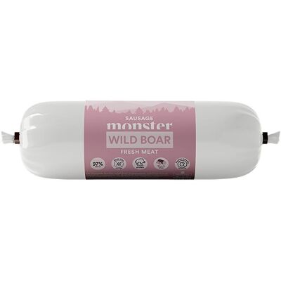 Monster Pet Food Monster Dog Sausage Wild Boar 400g Monster Pet Food Monster Dog Sausage Wild Boar 400g