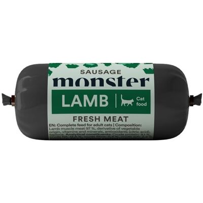 Monster Pet Food Monster Cat Sausage Lamb 80 G Monster Pet Food Monster Cat Sausage Lamb 80 G