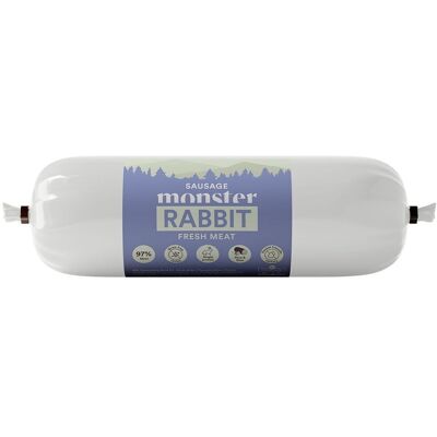 Monster Pet Food Monster Dog Sausage Rabbit 400g Monster Pet Food Monster Dog Sausage Rabbit 400g