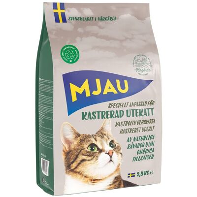 Mjau Kastrerad Utekatt 2,8 kg Mjau Kastrerad Utekatt 2,8 kg