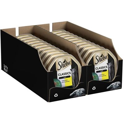 Sheba Classic Kalv & Kyckling 22x85 G Sheba Classic Kalv & Kyckling 22x85 G