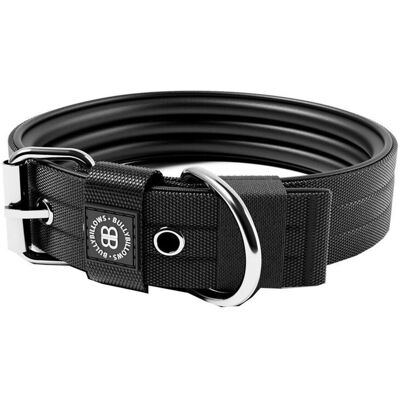 Bullybillows Hundhalsband Med Spänne Svart 4 Cm S Bullybillows Hundhalsband Med Spänne Svart 4 Cm S