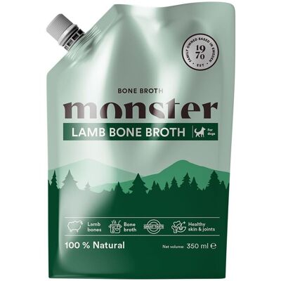 Monster Pet Food Monster Bone Broth Lamb 350ml Monster Pet Food Monster Bone Broth Lamb 350ml