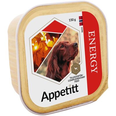 Appetitt Dog Energy Våtfoder Till Hund 150 G Appetitt Dog Energy Våtfoder Till Hund 150 G
