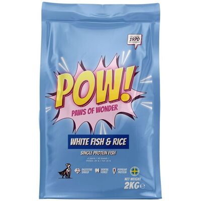 Pow! Dog Adult White Fish & Rice 2kg Pow! Dog Adult White Fish & Rice 2kg
