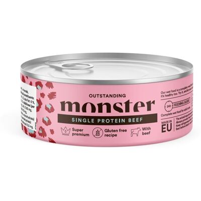 Monster Pet Food Monster Cat Adult Single Protein Beef 100 G Monster Pet Food Monster Cat Adult Single Protein Beef 100 G