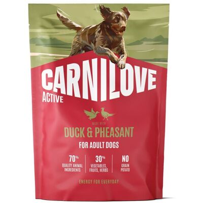 Carnilove Dog Adult Active Duck & Pheasant Torrfoder Till Hund 1,5 kg Carnilove Dog Adult Active Duck & Pheasant Torrfoder Till Hund 1,5 kg