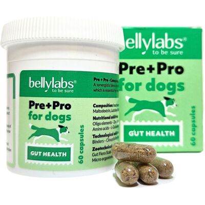 Bellylabs Pre+pro För Hund 60 Kapslar Bellylabs Pre+pro För Hund 60 Kapslar