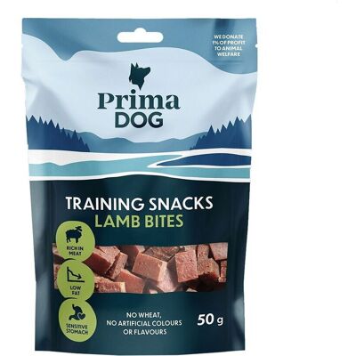 Primadog Training Snacks Lamb Bites 50 G Primadog Training Snacks Lamb Bites 50 G