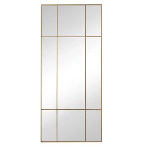 New Yorker - Spegel Med Guld/mässing Ram 180 X 80 Cm