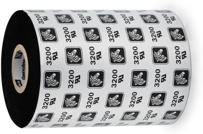 Termotransferband, Zebra 3200, Vax/harts (resin), 156 mm x 450 m Ø 25,4 mm Termotransferband, Zebra 3200, Vax/harts (resin), 156 mm x 450 m Ø 25,4 mm