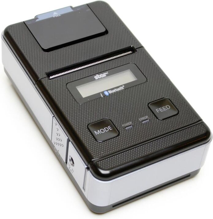Kvittoskrivare, Mobil, Bluetooth, Seriell, iZettle-godkänd, Star SM-S220i Kvittoskrivare, Mobil, Bluetooth, Seriell, iZettle-godkänd, Star SM-S220i