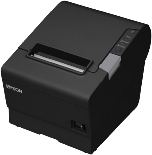 Kvittoskrivare, USB, Seriell, LAN, WiFi, Epson TM-T88V Kvittoskrivare, USB, Seriell, LAN, WiFi, Epson TM-T88V