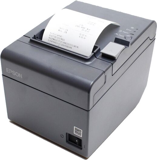Kvittoskrivare, USB, LAN (ethernet), iZettle-godkänd, Epson TM-T20II Kvittoskrivare, USB, LAN (ethernet), iZettle-godkänd, Epson TM-T20II