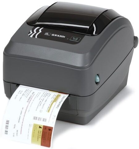 Etikettskrivare, USB, Seriell, LAN (ethernet), Hög upplösning, TT & DT, Zebra GX430t Etikettskrivare, USB, Seriell, LAN (ethernet), Hög upplösning, TT & DT, Zebra GX430t