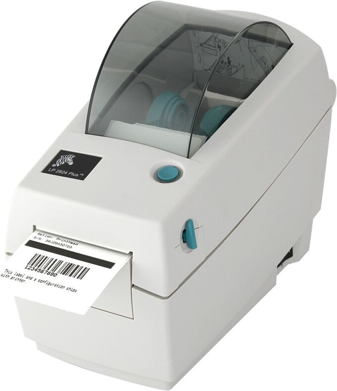 Etikettskrivare, USB, Seriell, DT, Zebra LP2824+ Etikettskrivare, USB, Seriell, DT, Zebra LP2824+