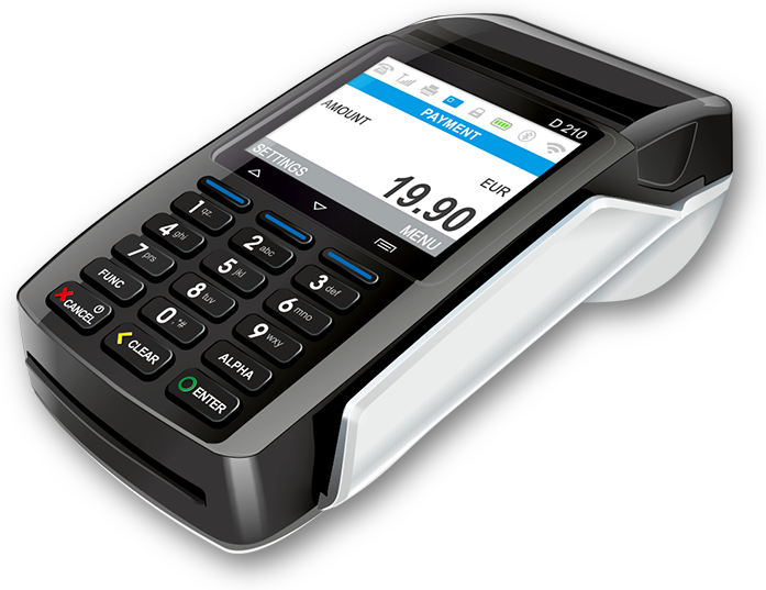 Kortterminal med skrivare, WiFi, Bluetooth, GPRS - myPOST Combo Kortterminal med skrivare, WiFi, Bluetooth, GPRS - myPOST Combo