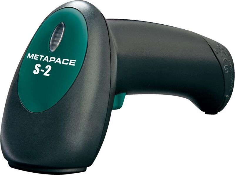 Trådlös streckkodsläsare, 1D, Bluetooth, USB, 90 m räckvidd, Metapace S-2 Trådlös streckkodsläsare, 1D, Bluetooth, USB, 90 m räckvidd, Metapace S-2