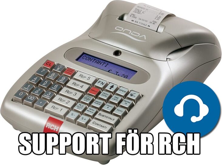 Support för kassaregister, RCH Onda & RCH Touch Me Support för kassaregister, RCH Onda & RCH Touch Me