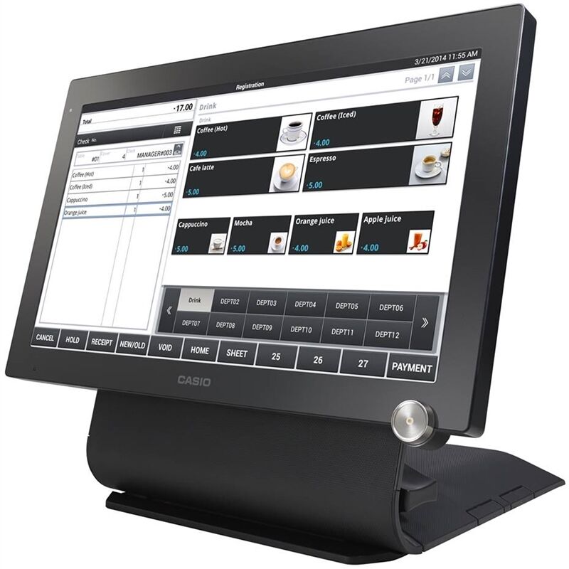 Kassasystem, För restaurang, Android-baserat, Inga månadskostnader, Casio V-R7100 Kassasystem, För restaurang, Android-baserat, Inga månadskostnader, Casio V-R7100