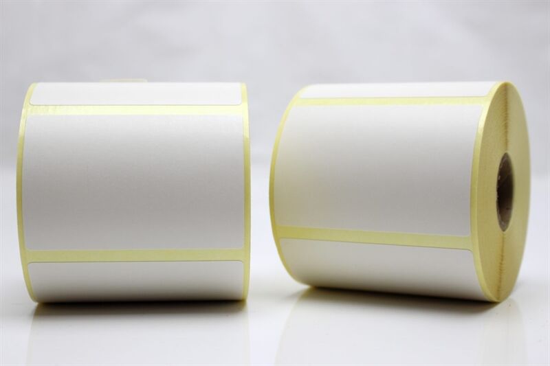 Etiketter, Rulle, DT, Perf, ECO, 76x50,8Ø25,4 mm, 1370 st/rulle Etiketter, Rulle, DT, Perf, ECO, 76x50,8Ø25,4 mm, 1370 st/rulle