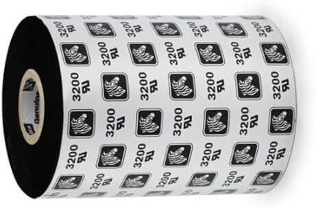 Transferband, Zebra 3200, Vax/harts (resin), 60 mm x 450 m Ø 25,4 mm Transferband, Zebra 3200, Vax/harts (resin), 60 mm x 450 m Ø 25,4 mm
