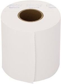 Etikettrulle, Löpande, Mattat papper, 76 mm bred, 43 m lång, C3400/C3500 Etikettrulle, Löpande, Mattat papper, 76 mm bred, 43 m lång, C3400/C3500