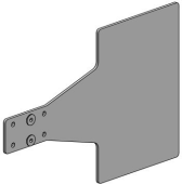 Sidoplatta för SpacePole-stativ Sidoplatta för SpacePole-stativ
