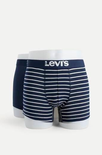 Levi'S Boxerkalsonger Levi'S Men Vintage Stripe Yd Boxer Brief 2-Pack Blå  Male Blå