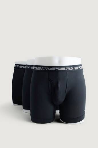 Nike Boxerkbriefs 3-Pack Svart  Male Svart