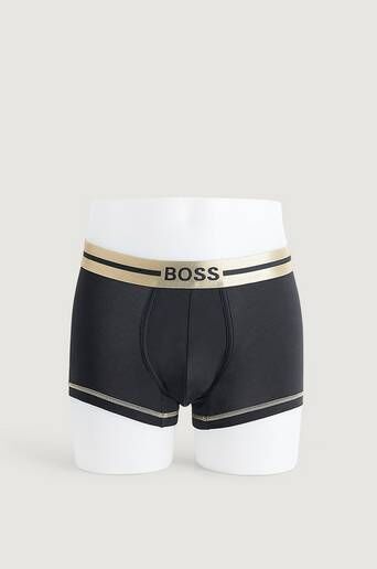 Boss Boxerkalsonger Trunk Smooth Svart  Male Svart